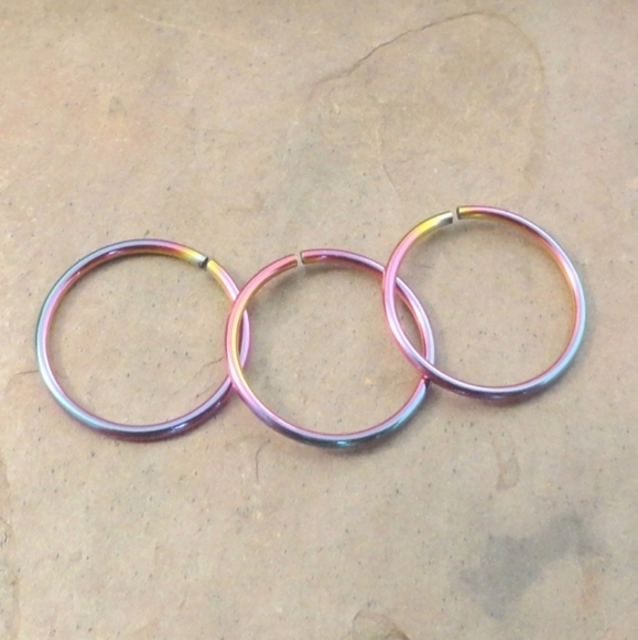 Ombre nose ring - Picture 3 of 3